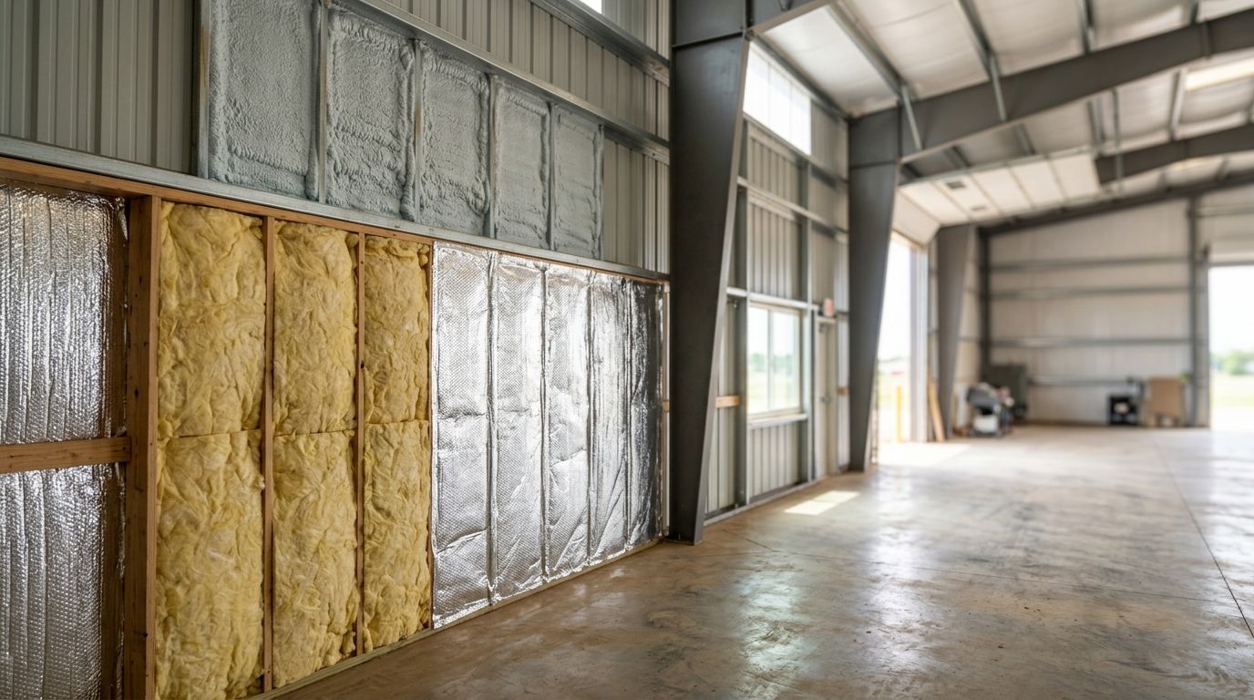 Best Insulation for Pole Barns and Metal Buildings