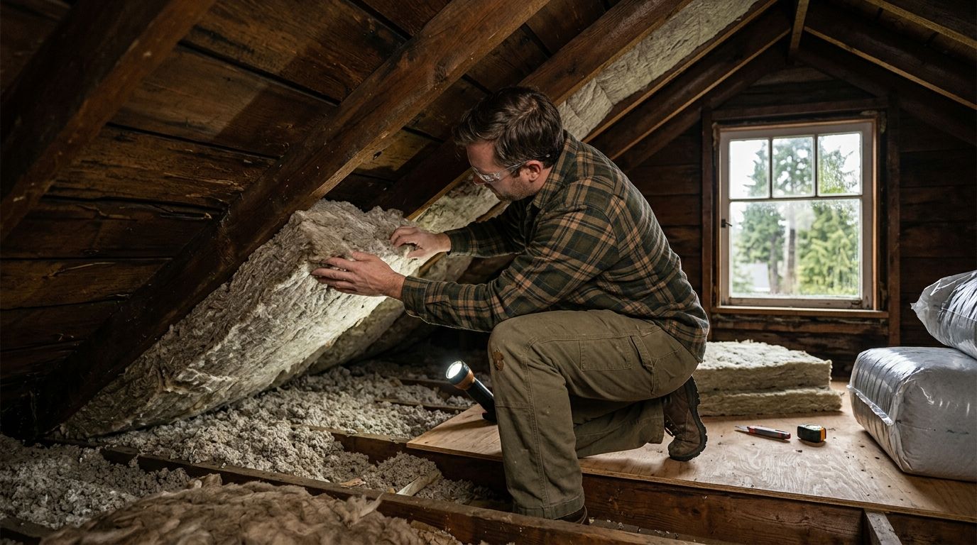 Best insulation types for older Pacific Northwest homes 2026