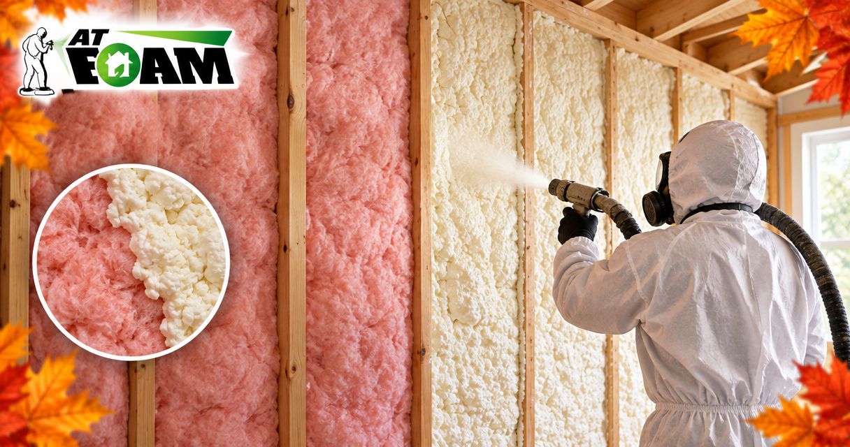 Can you spray foam over existing fiberglass insulation?