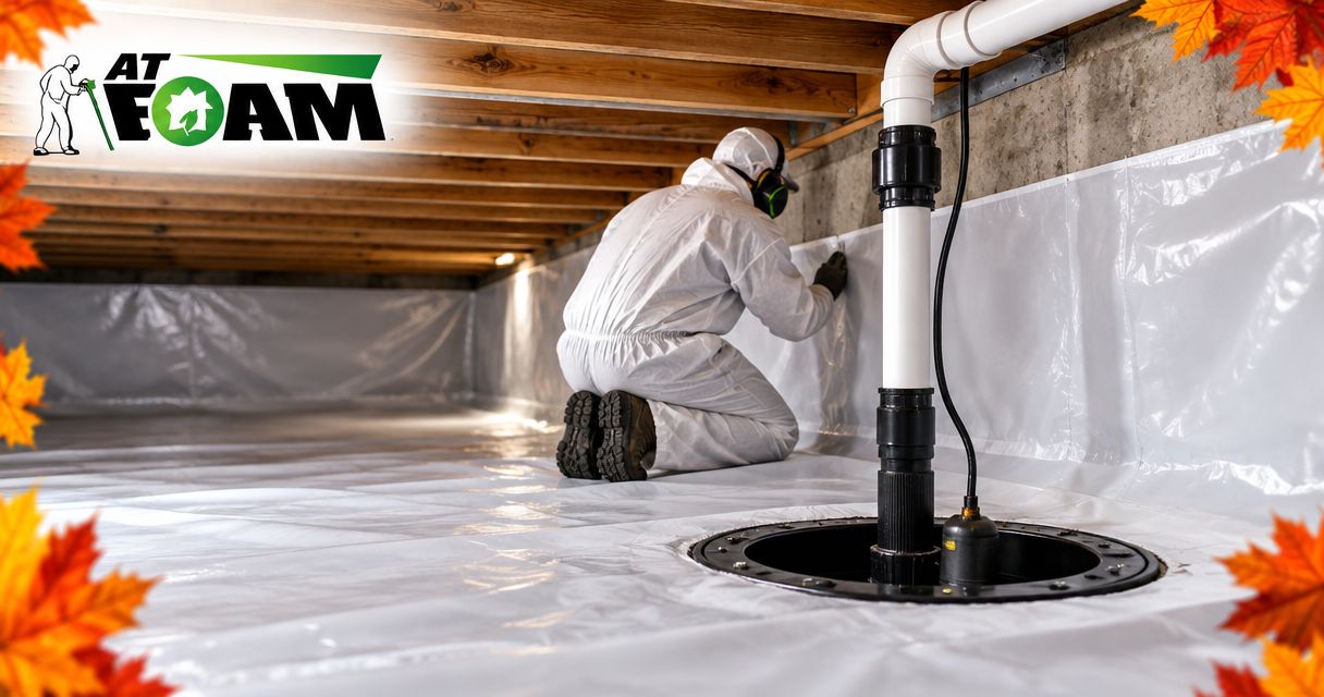Crawl Space Encapsulation and Sump Pump Setup