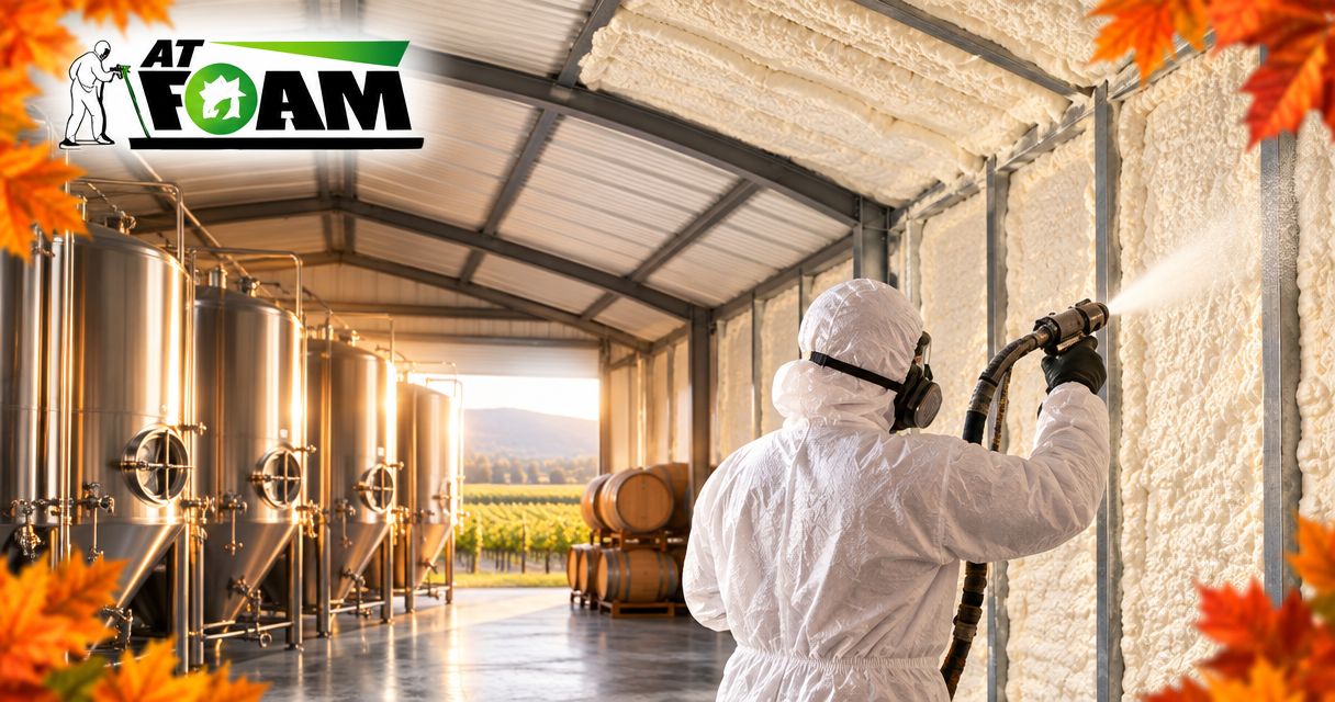 Spray Foam Insulation for Breweries and Wineries
